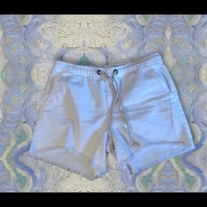 Aerie Fringe Shorts White Drawstring Waist M Casual Beach Backyard Barbecue